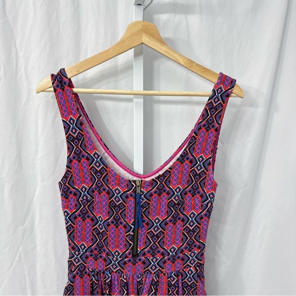 Maeve Pink and Orange Patterned Dress - Picture 3 of 12